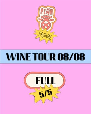 Piña Wine Tour 08/08 Full